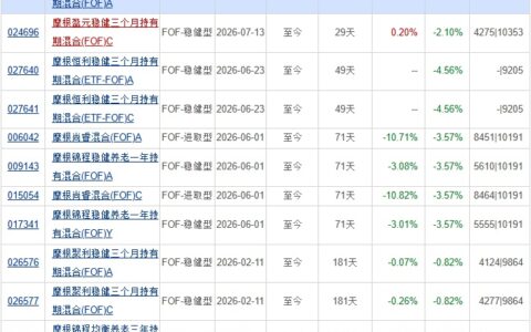 摩根盈通稳进三个月持有将发行 基金经理在管8产品负回报 26.5